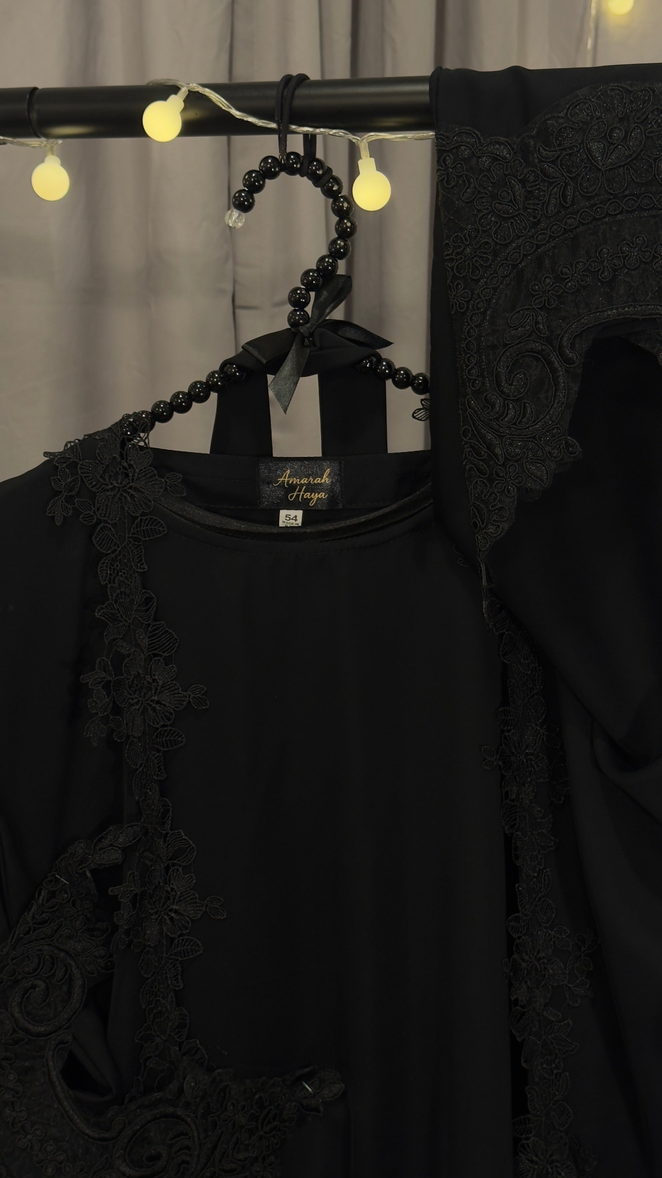 Shadow Lace Abaya
