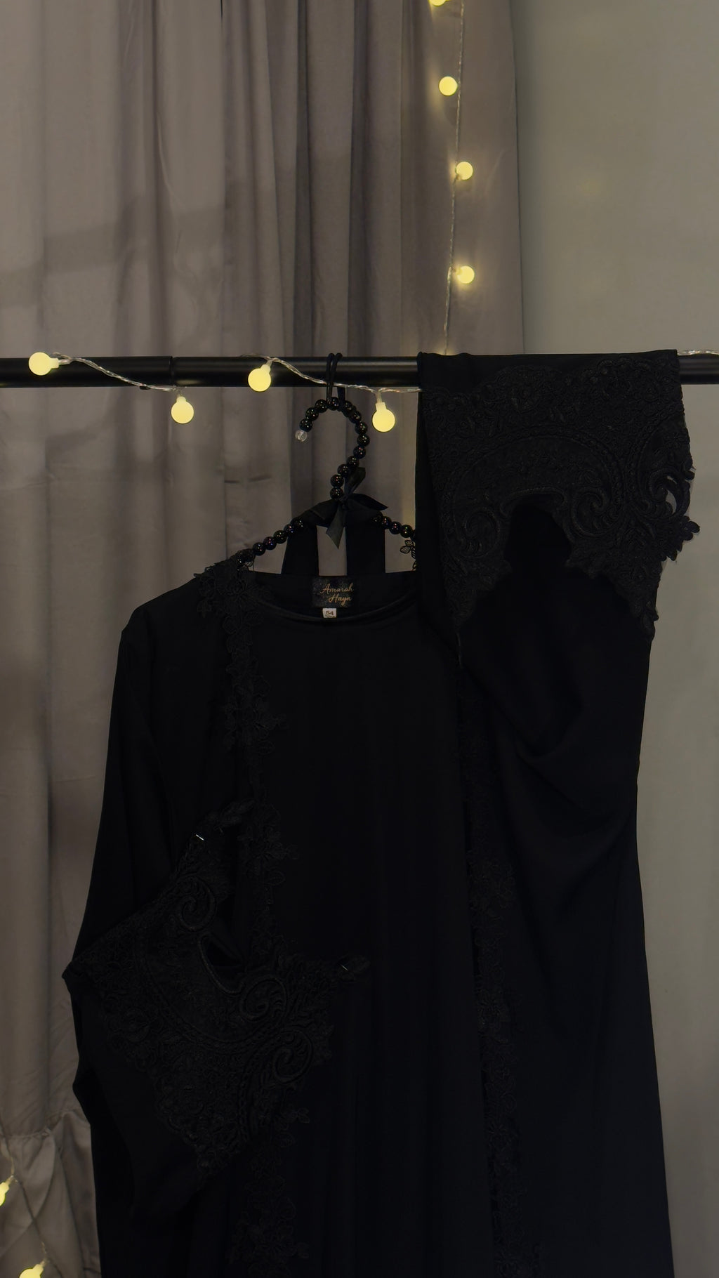Shadow Lace Abaya