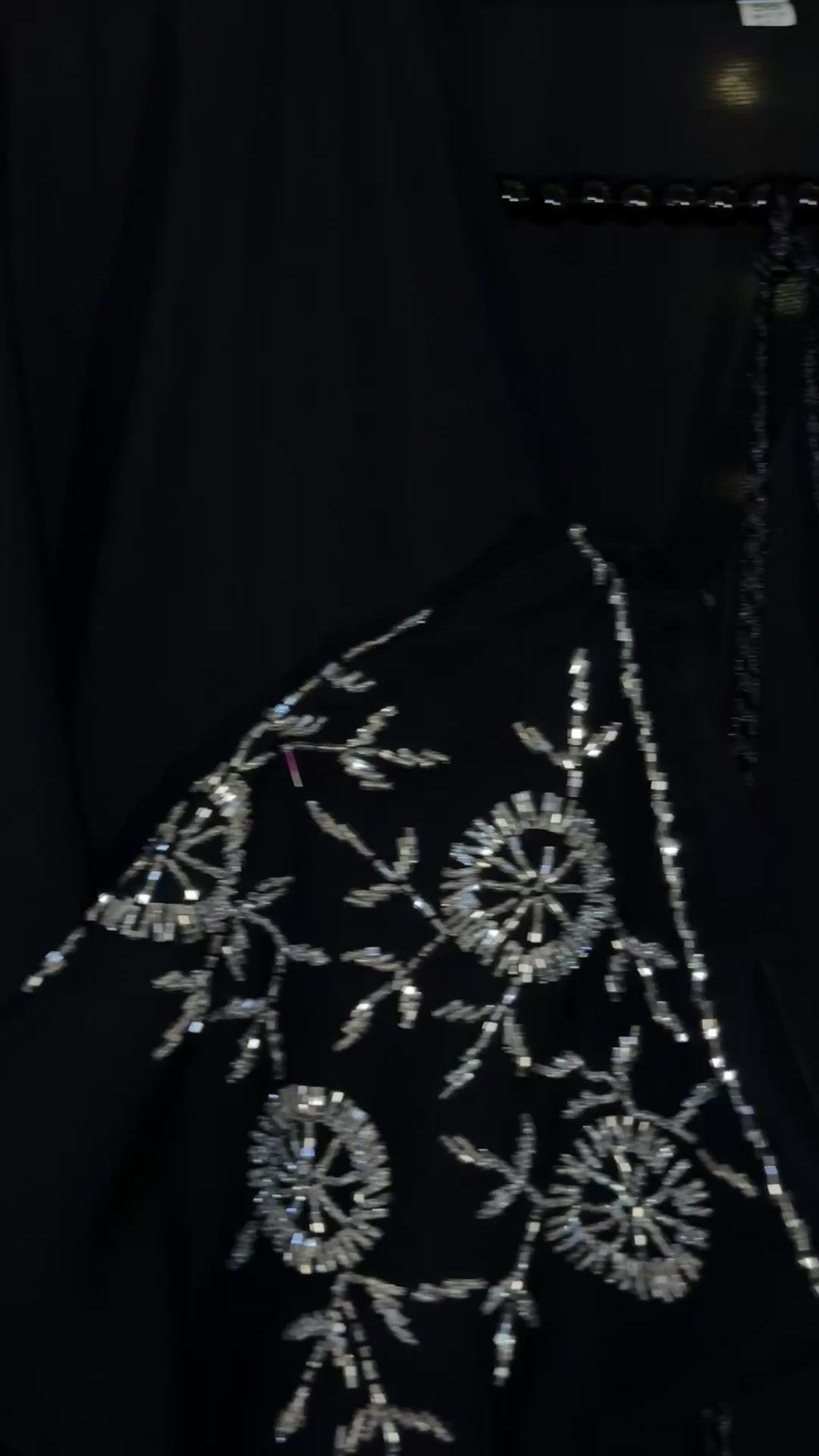 Silver Eclipse Abaya